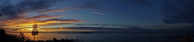 sunset across Georgian Bay
